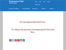 Tablet Screenshot of endurancepath.com